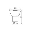Kanlux 35251 IQ-LED GU10 4,5W-CW LED fényforrás, GU10 foglalat, 355lm, 4,5W teljesítmény, 25000h élettartammal, 220-240V, 6500K ( Kanlux 35251 )