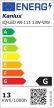 Kanlux 35252 IQ-LED AR-111 13W-WW LED fényforrás, G53 foglalat, 950lm, 13W teljesítmény, 45000h élettartammal, 220-240V, 2700K ( Kanlux 35252 )