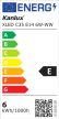 Kanlux 35272 XLED C35 E14 6W-WW LED fényforrás, E14 foglalat, 806lm, 6W teljesítmény, 15000h élettartammal, 220-240V, 2700K ( Kanlux 35272 )
