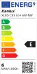 Kanlux 35273 XLED C35 E14 6W-NW LED fényforrás, E14 foglalat, 806lm, 6W teljesítmény, 15000h élettartammal, 220-240V, 4000K ( Kanlux 35273 )