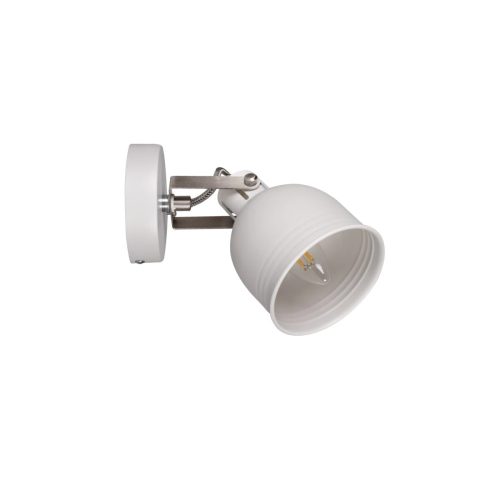 Kanlux 35641 DERATO EL-1O W-SR beltéri oldalfali/mennyezeti lámpa fehér/ezüst színben, E14 foglalattal, max 8W teljesítmény, IP20 védettséggel, 220-240V ( Kanlux 35641 )