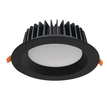   Kanlux 35675 TIBERI PRO 40W-940-B beltéri kerek süllyesztett mélysugárzó fekete színben, 3800lm, 40W teljesítmény, 50000h élettartammal, IP44/20 védettség, 220-240V, 4000K ( Kanlux 35675 )