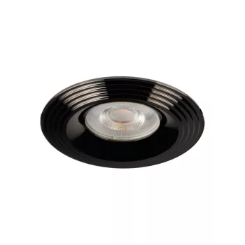   Kanlux 35775 LIGLO DSO BC spot dekorációs keret, fényforrás és foglalat nélkül fekete/króm színben, IP20 védettséggel (Kanlux 35775)