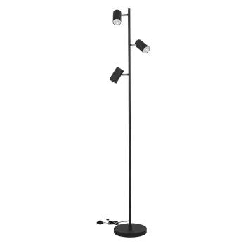   Kanlux 35788 EVALO beltéri asztali / álló lámpatest, fekete színben, 3xGU10 foglalattal, 3x max 1 W teljesítményű fényforráshoz, IP20 védettséggel, 220–240 V ( Kanlux 35788 )