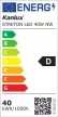 Kanlux 36229 STRETON LED 40W NW Utcai LED lámpatest, 40W teljesítménnyel, 5600lm, IP65 védettséggel, 50000h élettartammal, 4000K, 220-240V (Kanlux 36229)