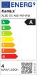 Kanlux 36243 XLED EX A60 4W-WW fényforrás, E27 foglalat, 840lm, 4W teljesítmény, 50000h élettartammal, 220-240V, 2700K (Kanlux 36243)
