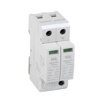   Kanlux 36314 KSPD-T1T2 275/100 1PN Túlfeszültség korlátozó, T1+T2 védelemmel, limp:8kA, lmax:50kA, 2P, IP20 védettséggel, 230V (Kanlux 36314)