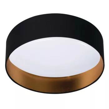   Kanlux 36464 RIFA LED 17,5W NW B/G beltéri kerek mennyezeti lámpatest fekete/arany színben, 1500lm, 17,5W teljesítmény, 25000h élettartammal, IP20 védettséggel, 220-240V, 4000K ( Kanlux 36464 )