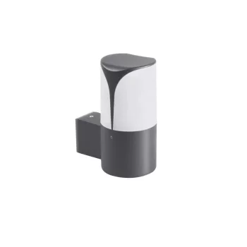   Kanlux 36543 PRESO EL 18 GR kültéri oldalfali lámpa grafit színben, E27 foglalat, max 10W teljesítmény, IP44 védettség, 220-240V ( Kanlux 36543 )