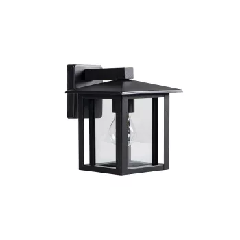   Kanlux 36557 SELTO EL 23 B Cserélhető fényforrású kerti lámpatest, 15W teljesítmény, fekete színben, E27 foglalattal, IP44 védettséggel, 220-240V (Kanlux 36557)