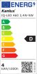 Kanlux 36671 IQ-LED A60 3,4W-NW fényforrás, E27 foglalat, 470lm, 3,4W teljesítmény, 25000h élettartammal, 220-240V, 4000K (Kanlux 36671)