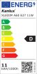 Kanlux 37240 XLEDIM A60 E27 11W-WW fényforrás, E27 foglalat, 1521lm, 11W teljesítmény, 15000h élettartammal, 220-240V, 2700K (Kanlux 37240)
