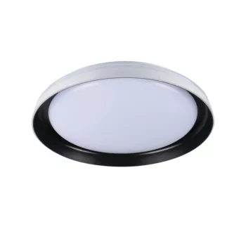   Kanlux 37319 NIFU beltéri mennyezeti / oldalfali lámpatest, fehér / fekete színben, 1280 lm, 17,8 W teljesítmény, 4000 K, IP20 védettséggel, 25000 h élettartammal, 220–240 V AC ( Kanlux 37319 )