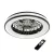 Kanlux 38034 PLAVE LED CCT+RGB kerek beltéri mennyezeti ventilátoros lámpatest fekete / fehér színben, 1032 (WW) / 2110 (NW) / 1154 (CW)lm, max 48W, 25000h, IP20, 3000/4000/6500/RGB, 220-240V AC (Kanlux 38034)