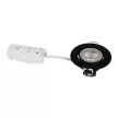 Kanlux 38263 FIZU 4,8W NW-B lámpatest, 4,8W teljesítménnyel, fekete színben, 420lm, IP20 védettséggel, 25000h élettartammal, 4000K, 220-240V (Kanlux 38263)