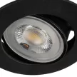 Kanlux 38263 FIZU 4,8W NW-B lámpatest, 4,8W teljesítménnyel, fekete színben, 420lm, IP20 védettséggel, 25000h élettartammal, 4000K, 220-240V (Kanlux 38263)