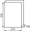 Kanlux 3835 DB212S 2X12P/SMD  DB műanyag kiselosztó, 24 modul, 2 sor, IP40, szürke színű átlátszó ajtóval, falon kívüli (Kanlux 3835)