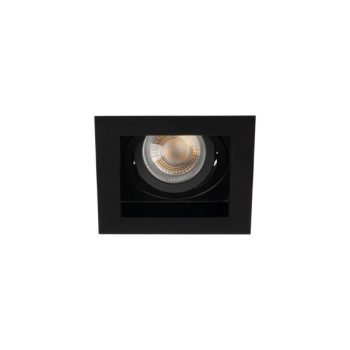   Kanlux 38365 ARET DTL B/B spot dekorációs keret, fényforrás és foglalat nélkül fekete színben, IP20 védettséggel (Kanlux 38365)