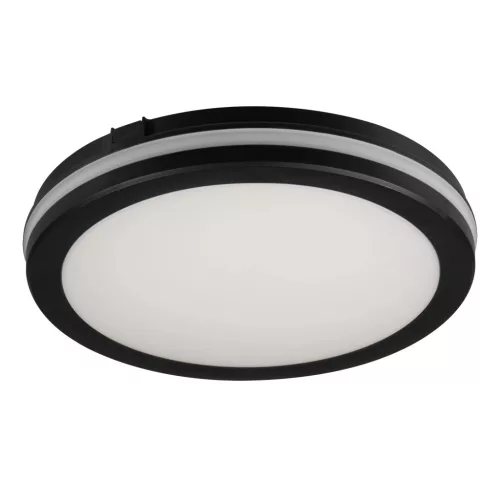 Kanlux 38387 BENO ECO 40W CCT O B kerek kültéri mennyezeti/oldalfali LED lámpatest fekete színben, 3800 (WW) / 4050 (NW) / 3900 (CW)lm, 40W, 30000h, IP65, 220-240V AC, 3000/4000/6500K (Kanlux 38387)
