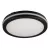 Kanlux 38387 BENO ECO 40W CCT O B kerek kültéri mennyezeti/oldalfali LED lámpatest fekete színben, 3800 (WW) / 4050 (NW) / 3900 (CW)lm, 40W, 30000h, IP65, 220-240V AC, 3000/4000/6500K (Kanlux 38387)