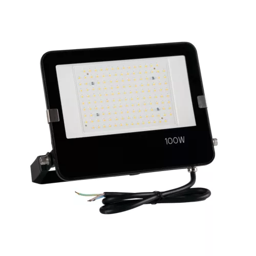 Kanlux 38420 FL AGOR PRO 100W NW kültéri LED reflektor fekete színben, 14000lm, 100W teljesítmény, 50000h élettartammal, IP65 védettséggel, 220-240V AC, 4000K (Kanlux 38420)