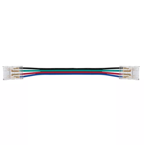 Kanlux 38476 CON P 10 RGB CPC összekötő elem, 10 db/csomag, 10 mm széles szalaghoz, 139 mm hosszú, műanyag kivitel, 2 A, IP20 védettséggel, 12 V DC / 24 V DC ( Kanlux 38476 )