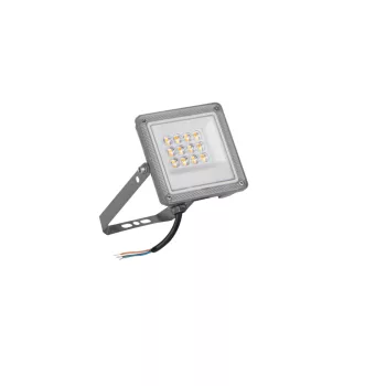   Kanlux 38490 ACETE 10W CCT GR kültéri LED reflektor szürke színben, 860 / 1080 / 970lm, 10W teljesítmény, 25000h élettartammal, IP65 védettséggel, 220-240V AC, 3000/4000/6500K (Kanlux 38490)