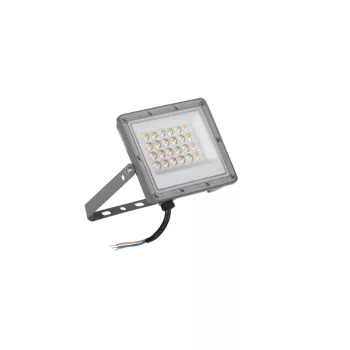   Kanlux 38491 ACETE 20W CCT GR kültéri LED reflektor szürke színben, 1850 / 2160 / 1940lm, 20W teljesítmény, 25000h élettartammal, IP65 védettséggel, 220-240V AC, 3000/4000/6500K (Kanlux 38491)