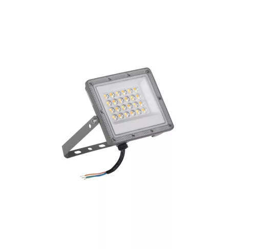 Kanlux 38491 ACETE 20W CCT GR kültéri LED reflektor szürke színben, 1850 / 2160 / 1940lm, 20W teljesítmény, 25000h élettartammal, IP65 védettséggel, 220-240V AC, 3000/4000/6500K (Kanlux 38491)