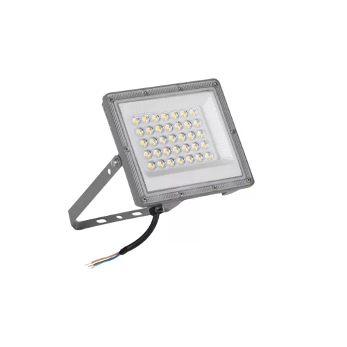 Kanlux 38492 ACETE 30W CCT GR kültéri LED reflektor szürke színben, 2400 / 3240 / 2910lm, 30W teljesítmény, 25000h élettartammal, IP65 védettséggel, 220-240V AC, 3000/4000/6500K (Kanlux 38492)