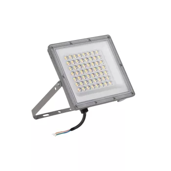   Kanlux 38493 ACETE 50W CCT GR kültéri LED reflektor szürke színben, 4300 / 5400 / 4850lm, 50W teljesítmény, 25000h élettartammal, IP65 védettséggel, 220-240V AC, 3000/4000/6500K (Kanlux 38493)