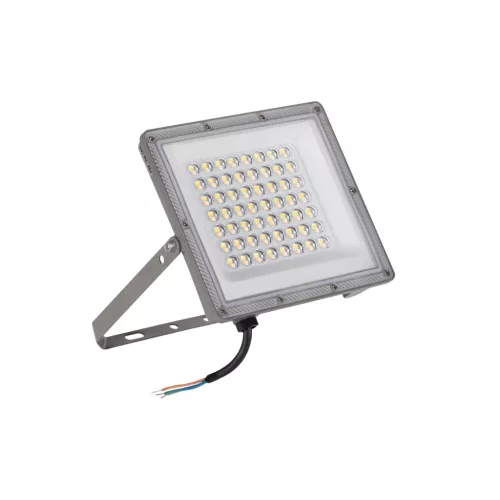 Kanlux 38493 ACETE 50W CCT GR kültéri LED reflektor szürke színben, 4300 / 5400 / 4850lm, 50W teljesítmény, 25000h élettartammal, IP65 védettséggel, 220-240V AC, 3000/4000/6500K (Kanlux 38493)