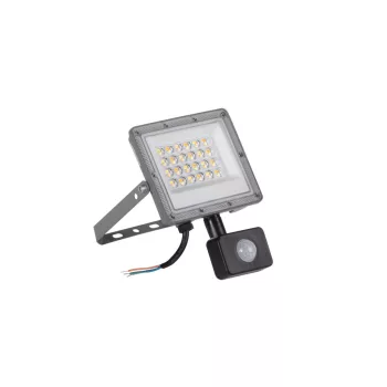   Kanlux 38496 ACETE 20W CCT SE GR kültéri LED reflektor szürke színben, 1850 / 2160 / 1940lm, 20W teljesítmény, 25000h élettartammal, IP44 védettséggel, 220-240V AC, 3000/4000/6500K (Kanlux 38496)
