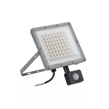   Kanlux 38498 ACETE 50W CCT SE GR kültéri LED reflektor szürke színben, 4300 / 5400 / 4850lm, 50W teljesítmény, 25000h élettartammal, IP44 védettséggel, 220-240V AC, 3000/4000/6500K (Kanlux 38498)