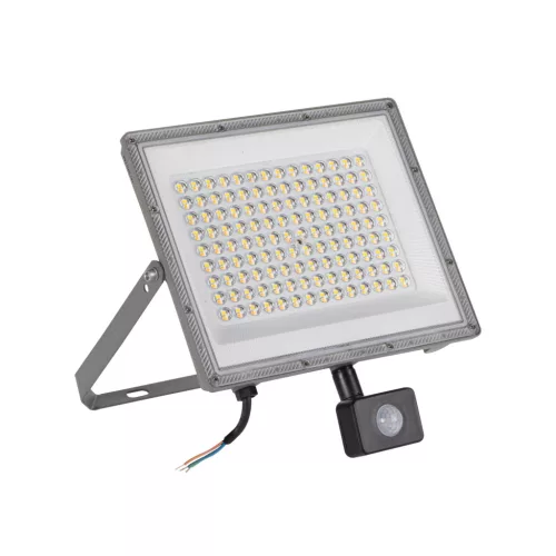 Kanlux 38499 ACETE 100W CCT SE GR kültéri LED reflektor szürke színben, 8500 / 10800 / 9700lm, 100W teljesítmény, 25000h élettartammal, IP44 védettséggel, 220-240V AC, 3000/4000/6500K (Kanlux 38499)