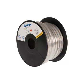   Kanlux 38572 GIVRO LED 15M-WW kültéri világító cső(fényszalag) 2W/m teljesítménnyel, 110lm/m, 3000K színhőmérséklet, 210V DC, IP65, 15000h, 13mm átmérő - 15fm/db (Kanlux 38572)
