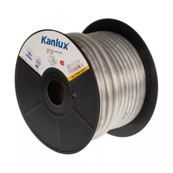   Kanlux 38574 GIVRO LED 50M-WW kültéri világító cső(fényszalag) 2W/m teljesítménnyel, 110lm/m, 3000K színhőmérséklet, 210V DC, IP65, 15000h, 13mm átmérő - 50fm/db (Kanlux 38574)