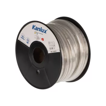   Kanlux 38576 GIVRO LED 30M-NW kültéri világító cső(fényszalag) 2W/m teljesítménnyel, 120lm/m, 4000K színhőmérséklet, 210V DC, IP65, 15000h, 13mm átmérő - 30fm/db (Kanlux 38576)
