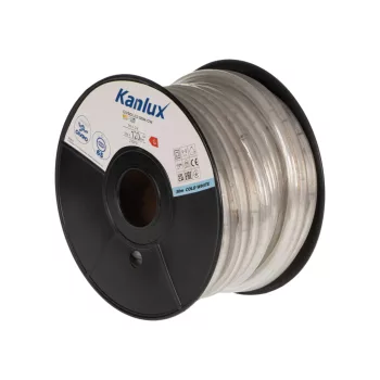   Kanlux 38579 GIVRO LED 30M-CW kültéri világító cső(fényszalag) 2W/m teljesítménnyel, 120lm/m, 6500K színhőmérséklet, 210V DC, IP65, 15000h, 13mm átmérő - 30fm/db (Kanlux 38579)
