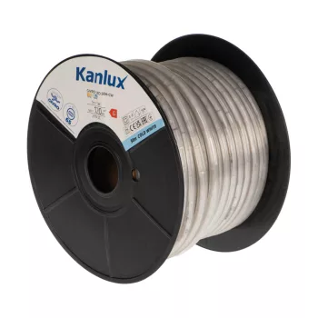   Kanlux 38580 GIVRO LED 50M-CW kültéri világító cső(fényszalag) 2W/m teljesítménnyel, 120lm/m, 6500K színhőmérséklet, 210V DC, IP65, 15000h, 13mm átmérő - 50fm/db (Kanlux 38580)