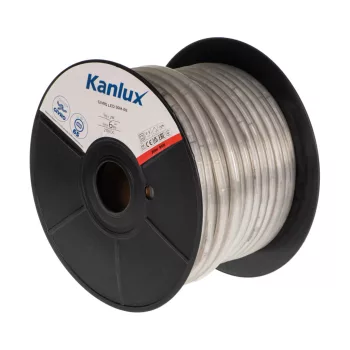   Kanlux 38583 GIVRO LED 50M-RE kültéri világító cső(fényszalag) 2W/m teljesítménnyel, 6lm/m, piros színhőmérséklet, 210V DC, IP65, 15000h, 13mm átmérő - 50fm/db (Kanlux 38583)