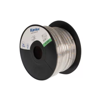   Kanlux 38584 GIVRO LED 15M-GR kültéri világító cső(fényszalag) 2W/m teljesítménnyel, 29lm/m, zöld színhőmérséklet, 210V DC, IP65, 15000h, 13mm átmérő - 15fm/db (Kanlux 38584)