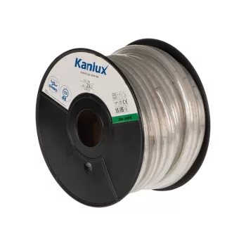   Kanlux 38585 GIVRO LED 30M-GR kültéri világító cső(fényszalag) 2W/m teljesítménnyel, 29lm/m, zöld színhőmérséklet, 210V DC, IP65, 15000h, 13mm átmérő - 30fm/db (Kanlux 38585)