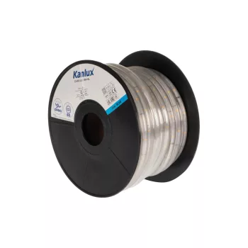   Kanlux 38587 GIVRO LED 15M-BL kültéri világító cső(fényszalag) 2W/m teljesítménnyel, 9,5lm/m, kék színhőmérséklet, 210V DC, IP65, 15000h, 13mm átmérő - 15fm/db (Kanlux 38587)