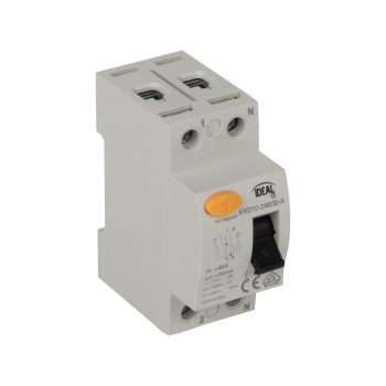   Kanlux IDEAL 38729 KRD10-2/40/30-AC áram-védőkapcsoló (Fi-relé), AC osztály, 2P, 40A, 30mA (Kanlux 38729)