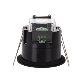   Kanlux 38753 PRESENSOR-O-WR-B PT beltéri mennyezeti süllyesztett mozgásérzékelő, 360° érzékelési szög, 3-2000, 10mp-12p beállítható időkésleltetés, IP54/20, fekete (Kanlux 38753)