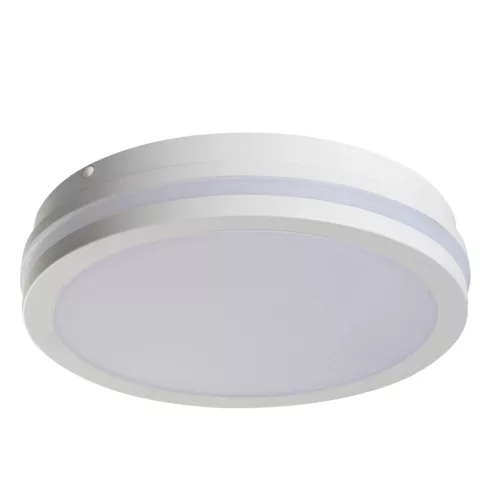 Kanlux 38785 BENO 24-30W CCT-O-SEW kerek kültéri mennyezeti/oldalfali LED lámpatest mozgásérzékelővel fehér színben, max 3230 / 3530 / 3460lm, 24 / 30W, 50000h, IP65, 3000/3500/4000K (Kanlux 38785)