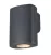 Kanlux 38881 ZEVI EL 1GU10 G kültéri oldalfali lámpatest szürke színben, GU10 foglalattal, max 10W teljesítménnyel, IP54 védettséggel, 220-240V AC (Kanlux 38881)