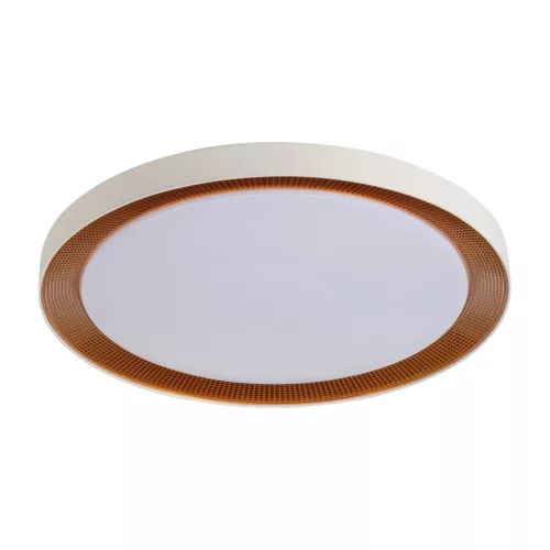 Kanlux 38930 ANBAR LED 37W CCT BR kerek beltéri mennyezeti lámpatest fehér / barna színben, max 2170 (4000K)lm, max 37W teljesítmény, 25000h, IP20 védettséggel, 3000-6500K, 220-240V AC (Kanlux 38930)