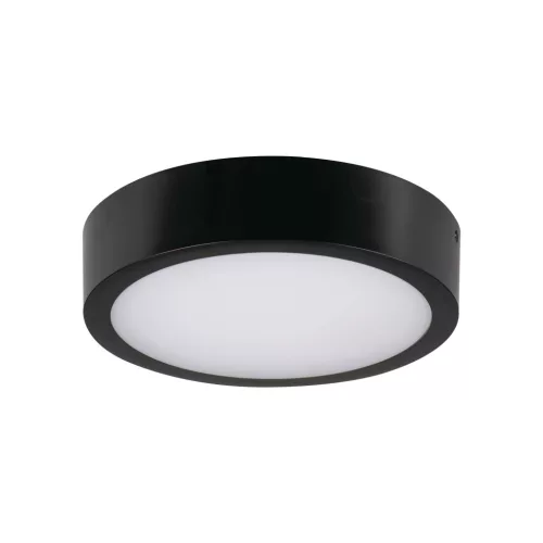 Kanlux 39022 DABER 8-13W CCT B kerek kültéri mennyezeti/oldalfali LED lámpatest fekete színben, max 1420 / 1430 / 1490lm, 8 / 13W, 50000h, IP66, 220-240V AC, 3000/3500/4000K (Kanlux 39022)